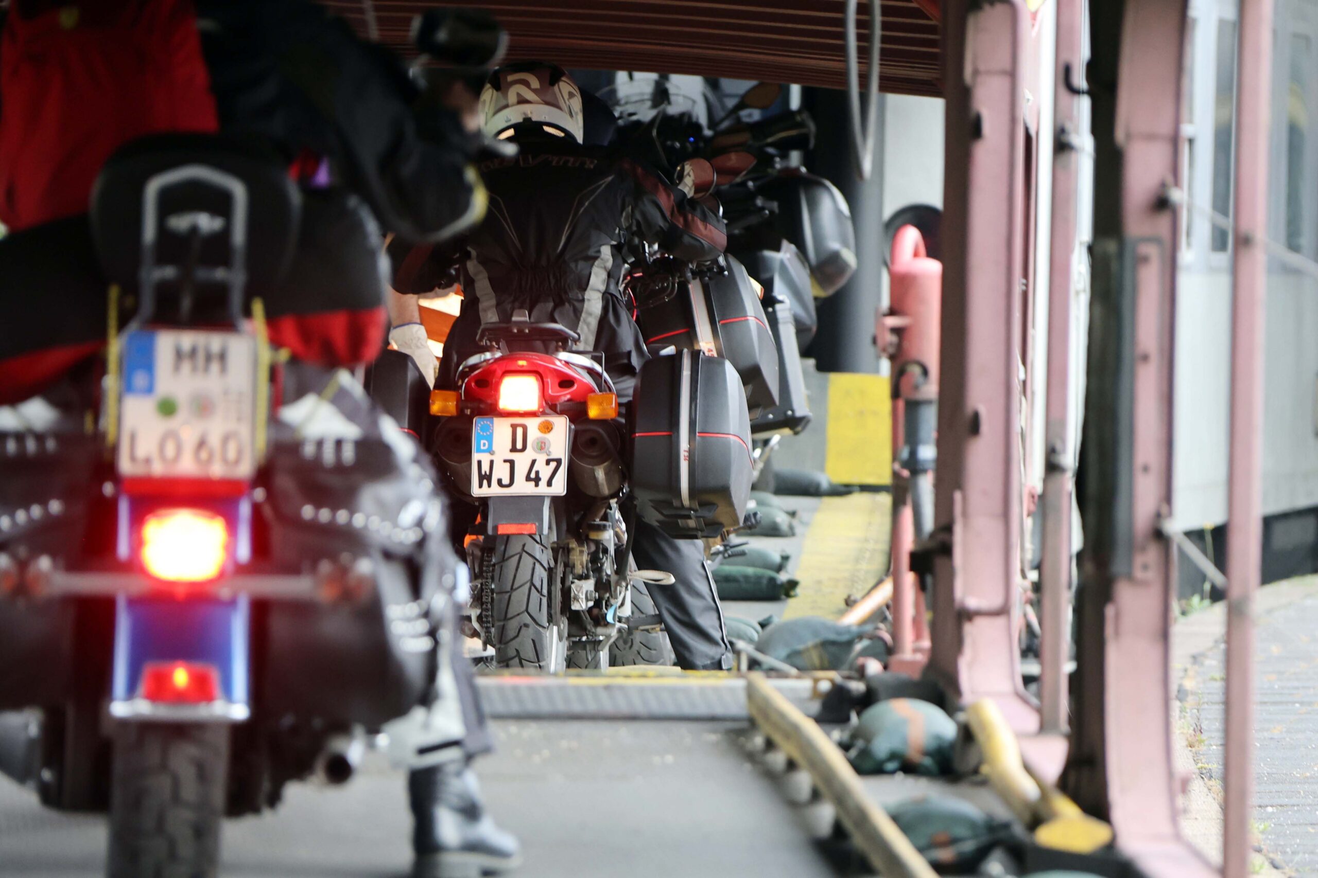 Motoren laden op de Holiday Express