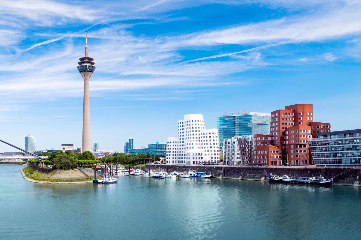 Düsseldorf in summer